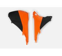 UFO COPERCHIO CASSA FILTRO KTM 450 EXC-F 2014-2016 ARANCIONE E NERO