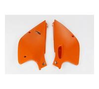 Copertura laterale UFO PLAST copertura OEM arancione in 2 pezzi