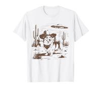 UFO Corgi - Cane da Cowboy Selvaggio degli Anni '90 con Alieno Occidentale Maglietta