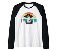 UFO di Natale Babbo Natale Astronave UAP Sarcastico Maglia con Maniche Raglan
