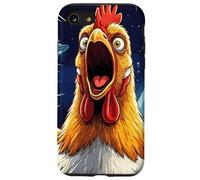 UFO di pollo Meme divertente per gli uomini delle donne degli agricoltori Custodia per iPhone SE (2020) / 7/8