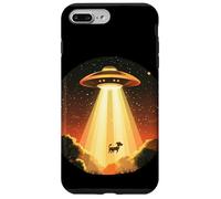 UFO divertente trasmette un cane per un'avventura spaziale Custodia per iPhone 7 Plus/8 Plus