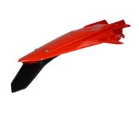 Parafanghi Posteriore UFO + Portatarga Con LED Arancione KTM EXC / Exc-F per