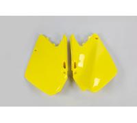 UFO FIANCHETTI PORTANUMERO SUZUKI RM 125 2001-2005 GIALLI