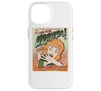 Ufo Flying Saucer Invasion 1950 Sience Fiction rapimento Custodia per iPhone 14