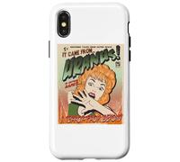 Ufo Flying Saucer Invasion 1950 Sience Fiction rapimento Custodia per iPhone X/XS