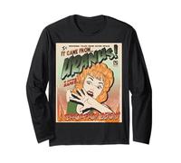 UFO Flying Saucer Invasion 1950 Sience Fiction rapimento Maglia a Manica