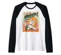 UFO Flying Saucer Invasion 1950 Sience Fiction rapimento Maglia con Maniche Raglan