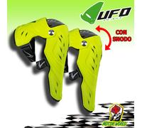 UFO GINOCCHIERE SNODABILI SYNCRON PROTEZIONE GINOCCHIA MOTO CROSS ENDURO GIALLO