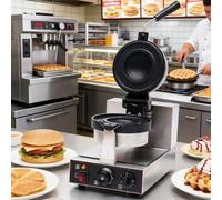 UFO Hamburger Machine, Pressa Elettrica per Hamburger UFO, Gelato Panini Ciambella Ciambella Macchina per Pan, 50-300°C (120-570℉), 1.3 kW, Versatile per Molti Locali