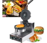 UFO Hamburger Machine, Pressa Per Hamburger Commerciale, Macchina Per Waffle Per Gelato, Gelato Panini Ciambella Ciambella Macchina Per Pan, Temperatura Regolabile(Single head)