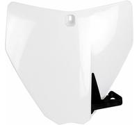 UFO HU03355#041 FRONT NUMBER PLATE TC/FC WHITE HUSQVARNA TC 250 2015