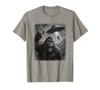 UFO in difficoltà Bigfoot e Selfie di Mucca con Invasione Maglietta