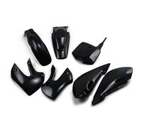 UFO Turkey Kit plastiche moto Kawasaki KLX 110 01-09 completo Nero