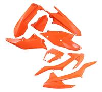 FULL KIT PLASTICHE UFO PLAST KTM EXC EXCF 2017 - 2019 ARANCIO