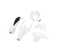 kit plastiche Ktm Exc 125 200 250 300 350 450 500 2009 - 2011 bianco portafaro