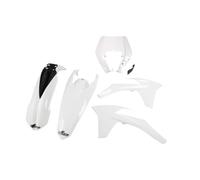 kit plastiche Ktm Exc 125 200 250 300 350 450 500 2012 - 2013 bianco portafaro