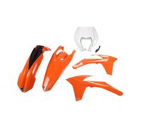 Ufo Kit De Plastique Ktm Exc/exc-f 2012-2013 With Headlight Ktkit521-999