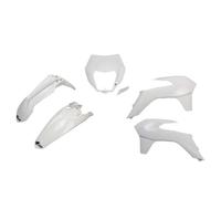 kit plastiche Ktm EXC 125 200 250 300 350 450 500 2014 - 2016 bianco portafaro