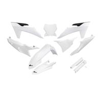 Ufo Ktm Sx/sx-f 2023-2024 Ktkit529f-042 Fork Protectors & Plastics Kit Bianco
