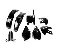 Ufo Suzuki Rm 125/250 1999-2000 Sukit400f-001 Fork Protectors & Plastics Kit Nero