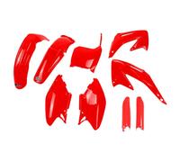 Ufo Honda Cr 125/250 2002-2003 Hokit101f-070 Fork Protectors & Plastics Kit Rosso