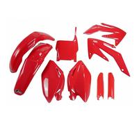 Ufo Honda Crf 250r 2004-2005 Hokit104f-070 Fork Protectors & Plastics Kit Rosso