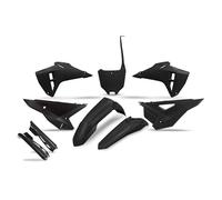 UFO Turkey Kit plastica per Honda CRF 250R 2025, 9 pezzi, protezione forcella, parafanghi neri