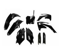 UFO Turkey Kit plastiche HOKIT115F-001 Honda CRF 250R/450R 2011-2013 USA protezione forcella Nero