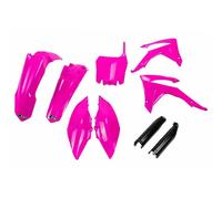 Ufo Honda Crf 250r/450r 2014-2017 Hokit116f-p Fork Protectors & Plastics Kit Rosa