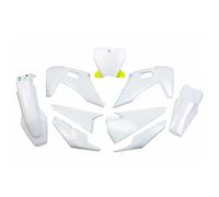 Kit carenatura UFO PLAST da 9 pezzi in plastica bianca OEM