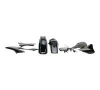 kit plastiche carene FULL Kawasaki KX 125 250 1999 - 2002 Ufo Plast nero