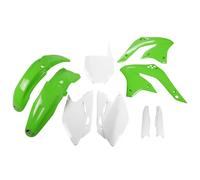 Ufo Kawasaki Kxf 450 2008-2008 Kakit211f-999 Fork Protectors & Plastics Kit Verde