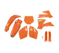 Ufo Ktm Sx/sx-f 2001-2002 Ktkit501f-127 Fork Protectors & Plastics Kit Arancione