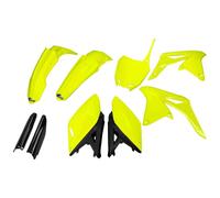 Ufo Suzuki Rmz 250 2010-2018 Sukit416f-dflu Fork Protectors & Plastics Kit Giallo