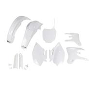 UFO Turkey Kit plastiche carene FULL Yamaha YZF 250-450 2003-2005 con protezioni forcella Bianco