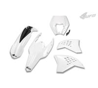 UFO Kit Plastiche Completo con portafaro Ktm EXC-F 250 2009 > 2011 bianco 047