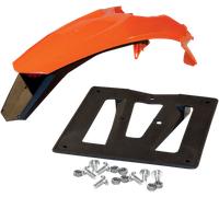 UFO KT04037#001 LICENSE PLATE HOLDER SX/SX-F/EXC BLACK KTM EXC 500 SIXDAYS 2016