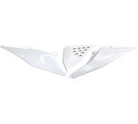 Fiancatine lat Ufo con cop scatola filt vent sx Ktm SX 125 19-22 bianco 20-22