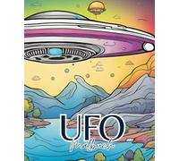 Ufo Malbuch mit 51 Seiten | Alien Malbuch | Raumfahrt Malbuch: Entdecke galaktischen Malspaß mit unserem UFO-Malbuch voller Abenteuer im Weltall!