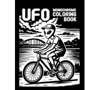 UFO Monochrome Coloring Book