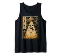 UFO Mucca Vintage Giapponese Alien Rapimento Canotta