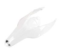 UFO Parafango posteriore per KTM EXC 250 2008-2011 con fiancatine e attacchi Bianco 047