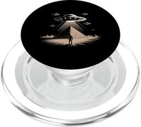 UFO Piramide Aliena Antico Mistero Rapimento Spazio Uomini Donne PopSockets PopGrip per MagSafe