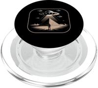 UFO Piramide Aliena Antico Mistero Rapimento Spazio Uomini Donne PopSockets PopGrip per MagSafe