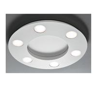 UFO PL6 PLAFONIERA LAMPADINE LED SOSTITUIBILI MODERNA BIANCA O SABBIA DI ILLUMINANDO