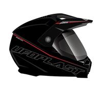 UFO PLAST CASCO ARIES NERO/ROSSO L