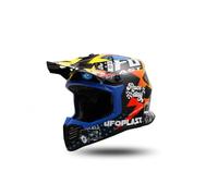 UFO PLAST CASCO BOY KOREY BLU/GIALLO M