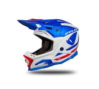 Ufo Echus Off-road Helmet Bianco,Blu M