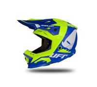 UFO PLAST CASCO ECHUS BLU/GIALLO FLUO OPACO L